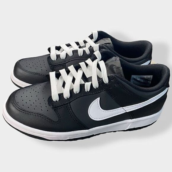 Nike Dunk Low "Reverse Panda" Black White size 6.5Y/Womens 8 DH9765-002 New - Picture 2 of 12